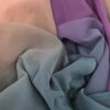 בד שיפון דגרדה סגול-אפור-אפרסק