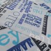 ⁦בד כותנה רוחב 2.5 מטר דגם בוקר טוב⁩ – תמונה ⁦2⁩