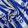 ⁦בד סאטן דגם דגל ישראל⁩ – תמונה ⁦2⁩