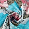 ⁦בד כותנה דגם עם פרחים גדולים⁩ – תמונה ⁦3⁩