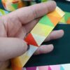 ⁦סרט קישוט ברוחב 25 מ"מ דגם משולשים⁩ – תמונה ⁦4⁩