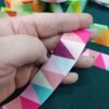 ⁦סרט קישוט ברוחב 25 מ"מ דגם משולשים⁩ – תמונה ⁦3⁩