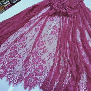 בד גיפור בסגנון סולטיס בצבע ורוד פוקסיה