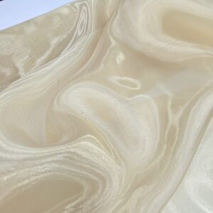 בד אורגנזה בצבע זהב עדין