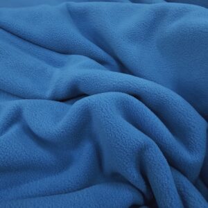 בד פליז בצבע טורקיז כחול