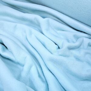 בד פליז בצבע תכלת