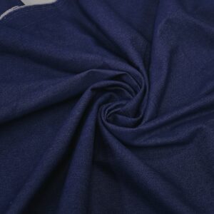 בד ג'ינס לייקרה בצבע כחול