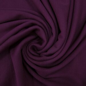 בד ריב בצבע בורדו יין