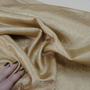 בד ברוקרד סאטן דגם שקט מלכותי