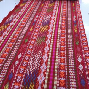 בד גובלן פסים דגם רקמת אש