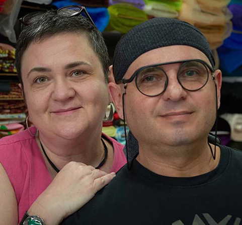 תמונה של חיים ואנג’לה סיריאק